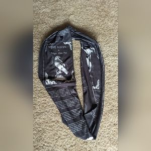 Edger Allen Poe themed infinity scarf